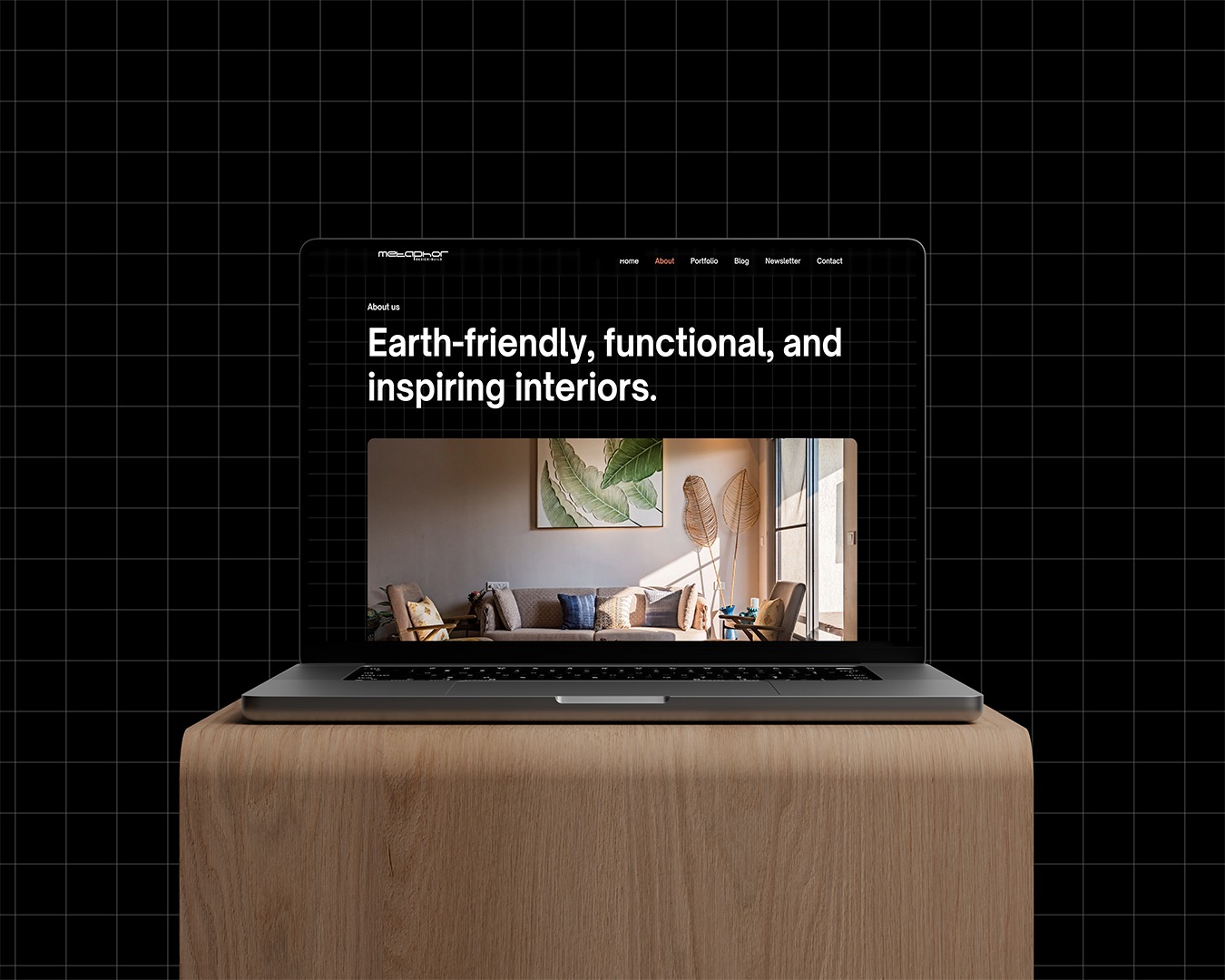 Metaphor Interiors Website UI