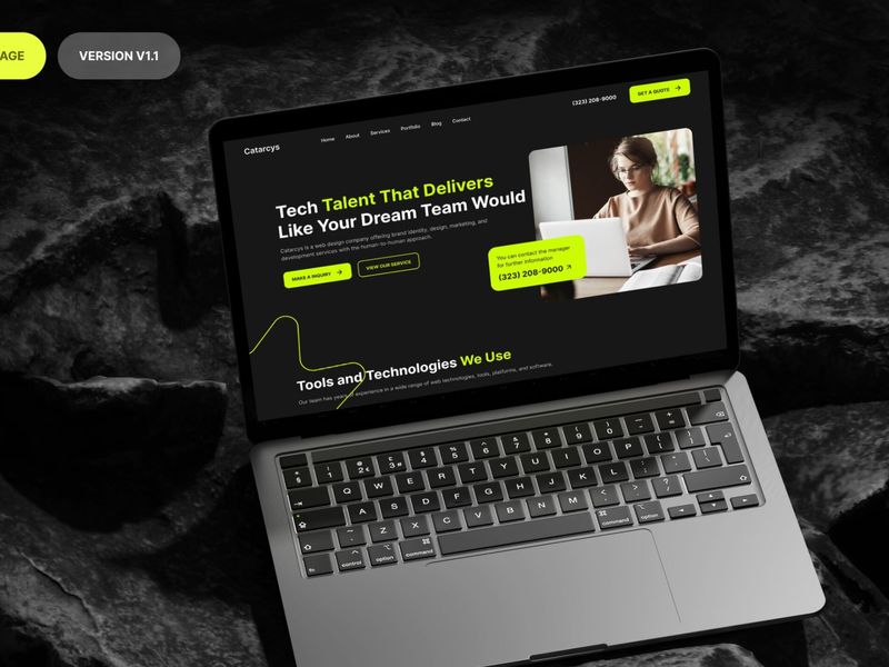 Catarcys — Free Website Design for Creative Digital Agencies