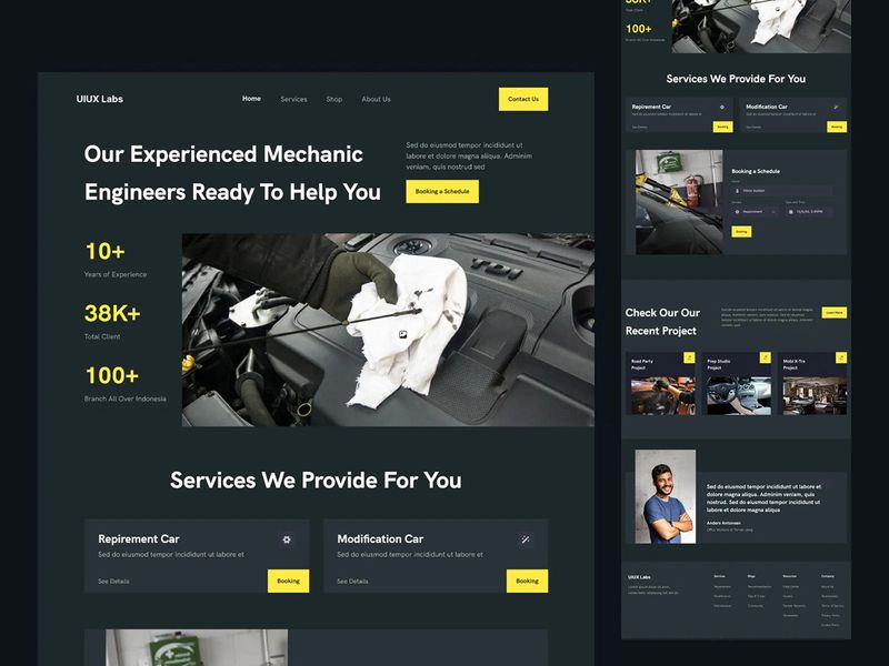 Auto Care Car Maintenance Homepage