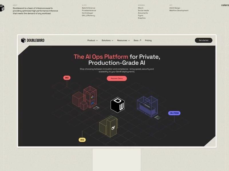 AI SaaS Website Design & Webflow | Doubleword