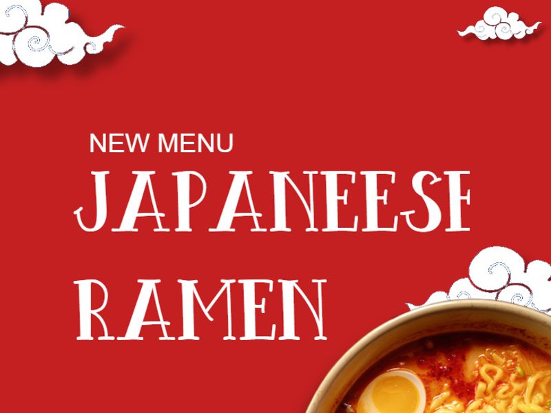 Japanese Ramen Launch Poster – Authentic Food Branding Design