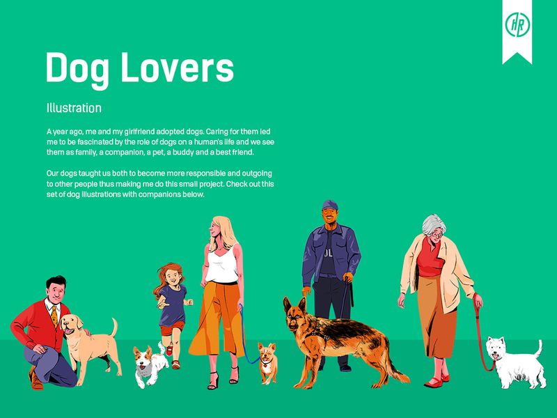 Dog Lovers | Illustrations