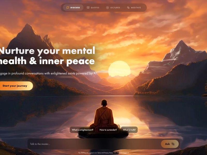 Sages AI - Spiritual Guidance from Indian Saints | AI-Powered Wisdom