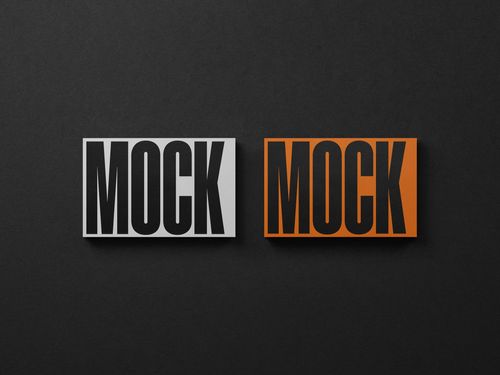 Branding Mockup Bundle 'Noir' - 6 Stationery Mockups - Sylvan Hillebrand