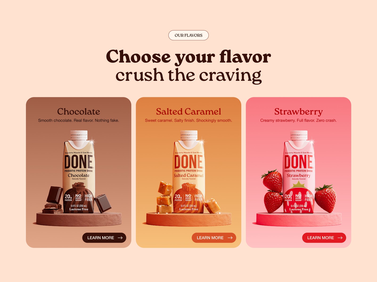 DONE Prebiotic Protein Drink | Your Gut’s Favorite Protein Drink Image 0