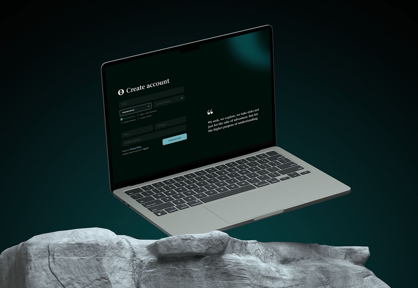 Orus. User interface & Dashboards