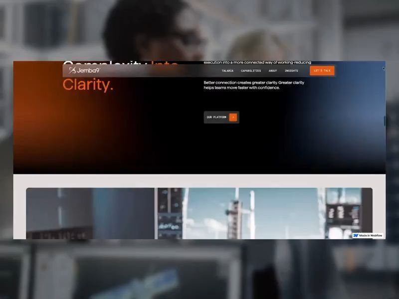 Aerospace Website - Webflow Development & GSAP Animation