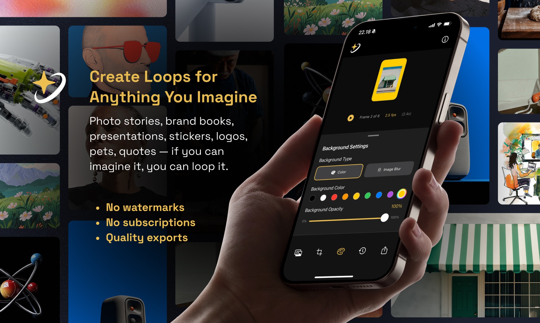 LoopOrama - Creatsmooth loops from your photos