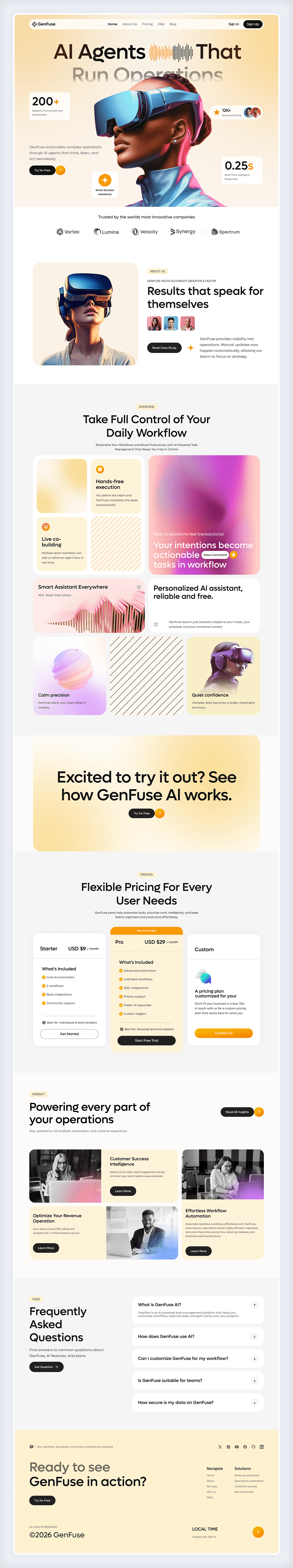 GenFuse — Next-Gen AI Automation Platform Image 0