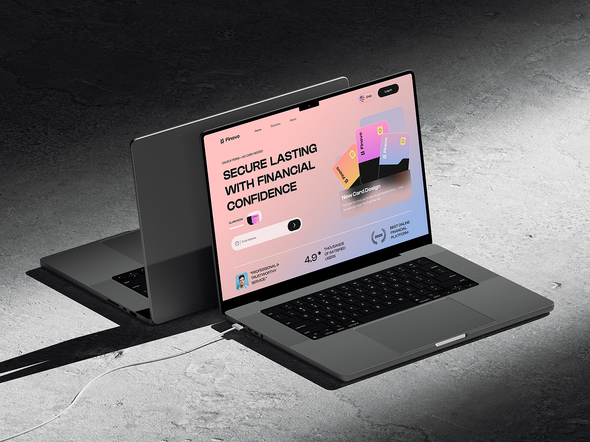 Finovo — Finance Website UI Image 0