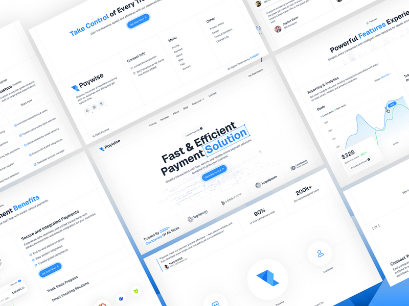 Fintech SaaS Website Design