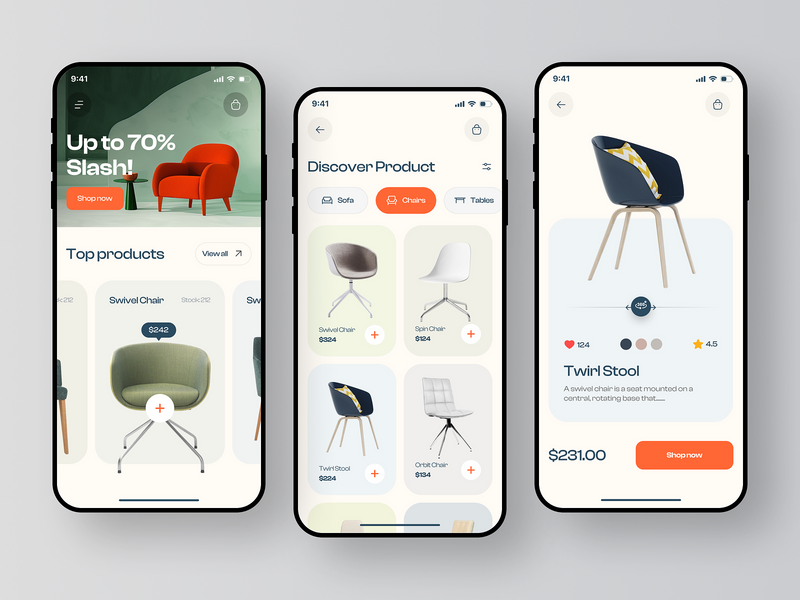 Ecommerce App - Interior Furniture Store  by Mostafizur Rahaman