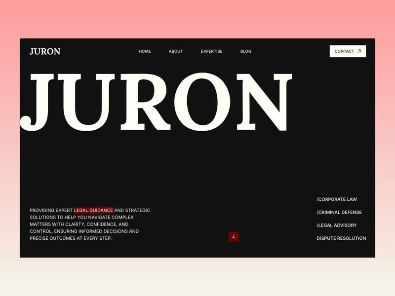 Juron Premium Legal Website Template