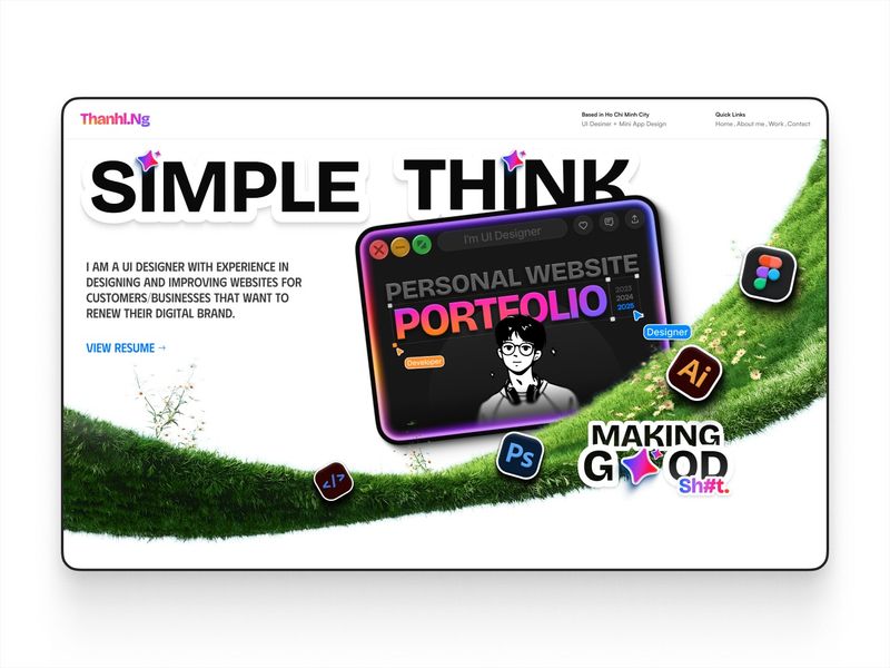 Portfolio Website - Hero Section