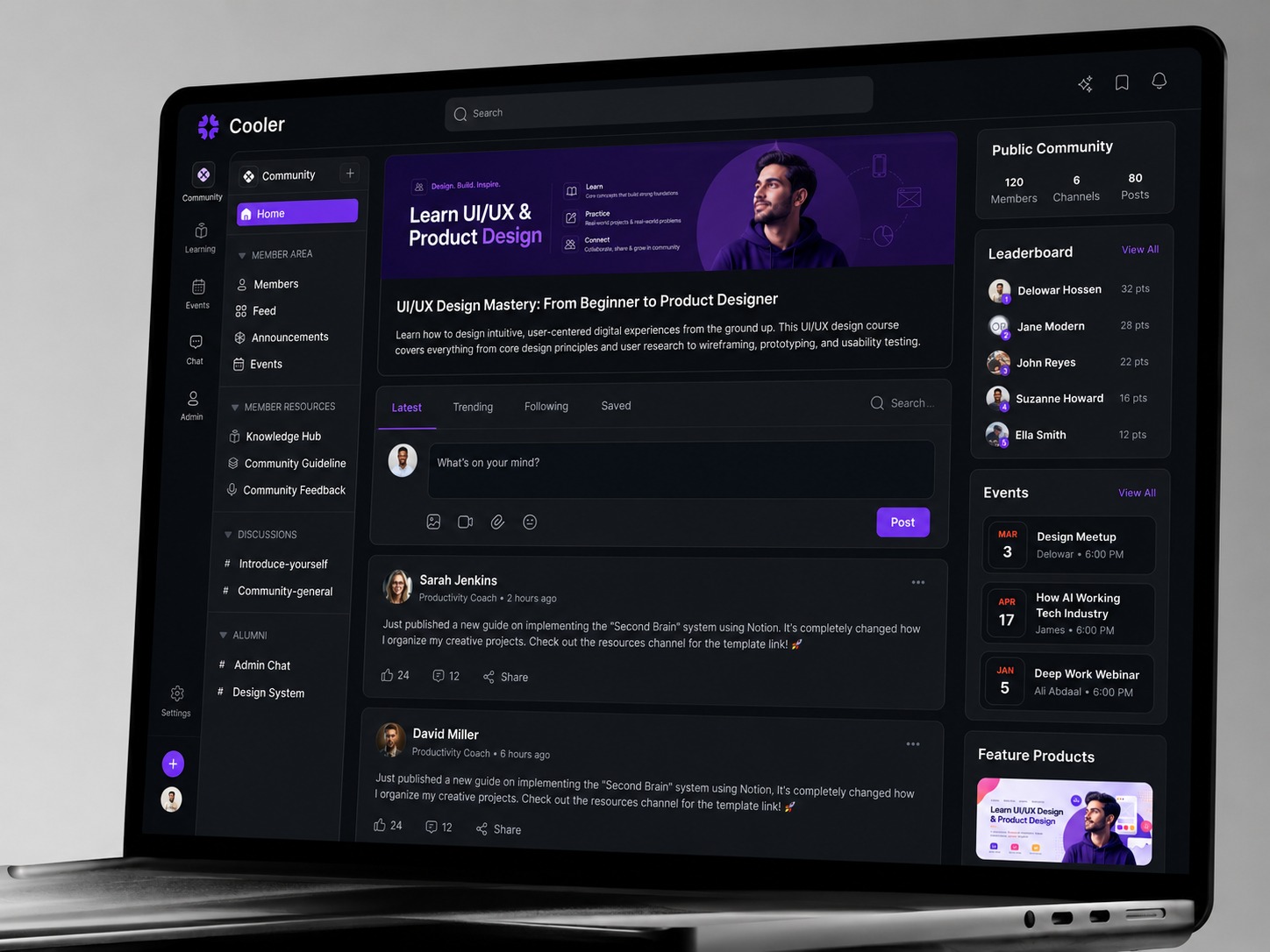 Creator Community Dashboard Design