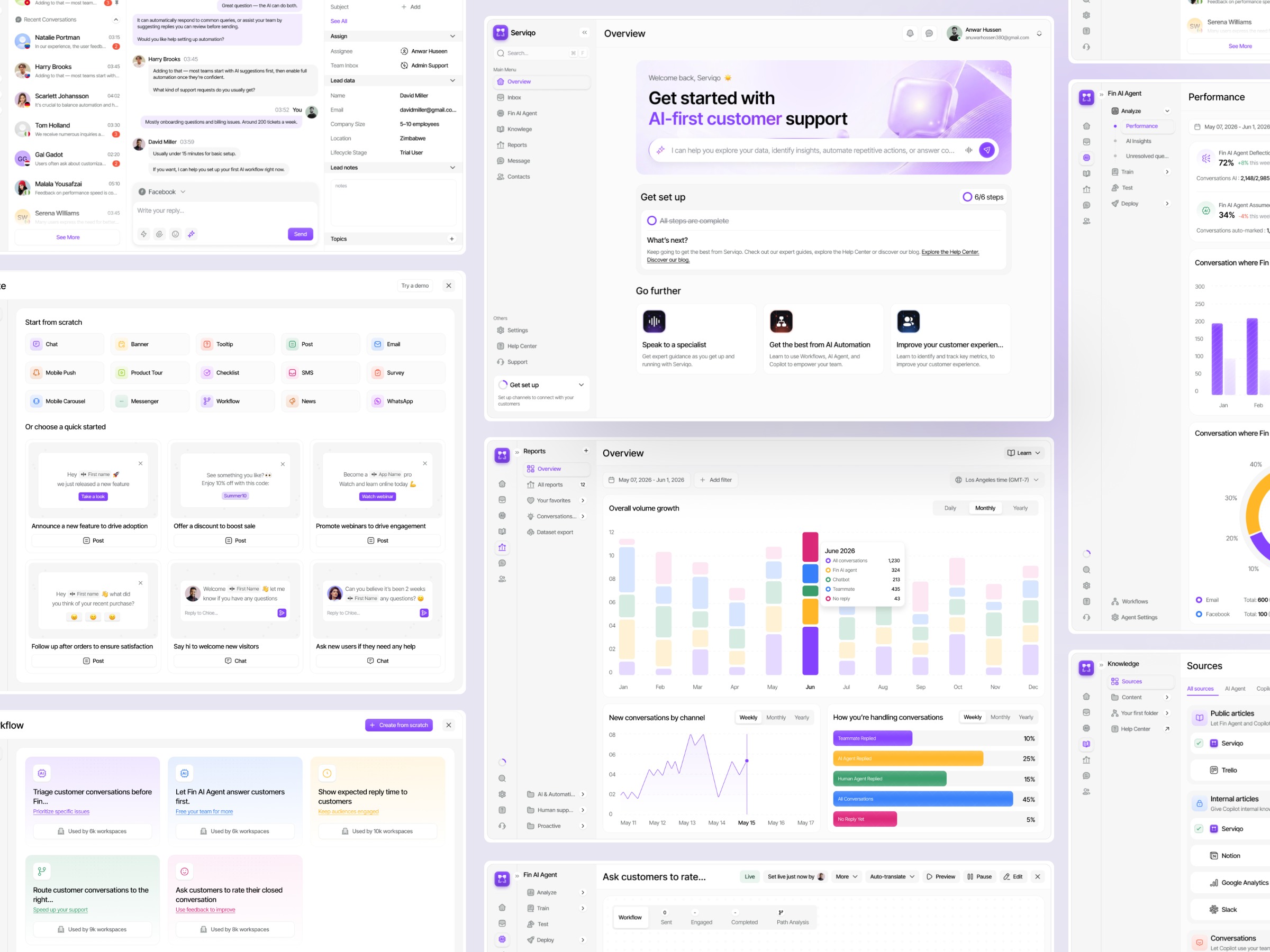 AI Customer Support UI Kit