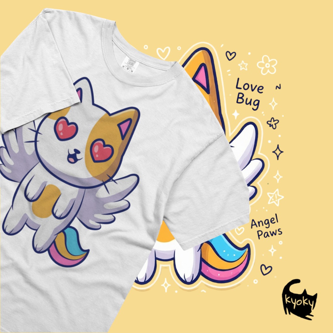 Angel Cat Flying Image 0