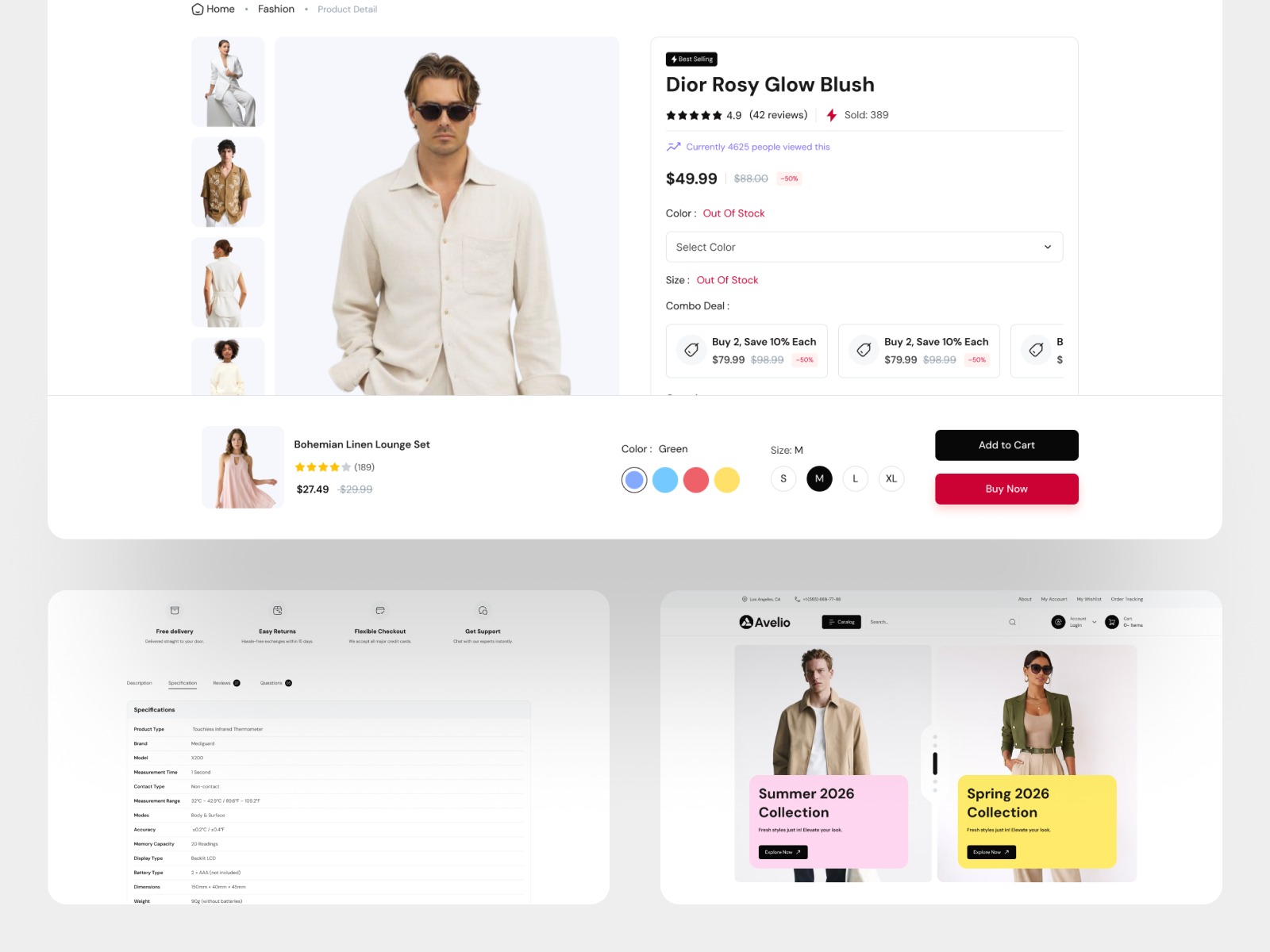 Avelio — Modern Fashion eCommerce Website ✨ Image 0