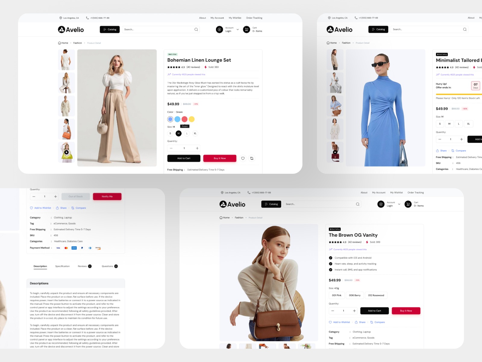 Avelio — Modern Fashion eCommerce Website ✨ Image 1