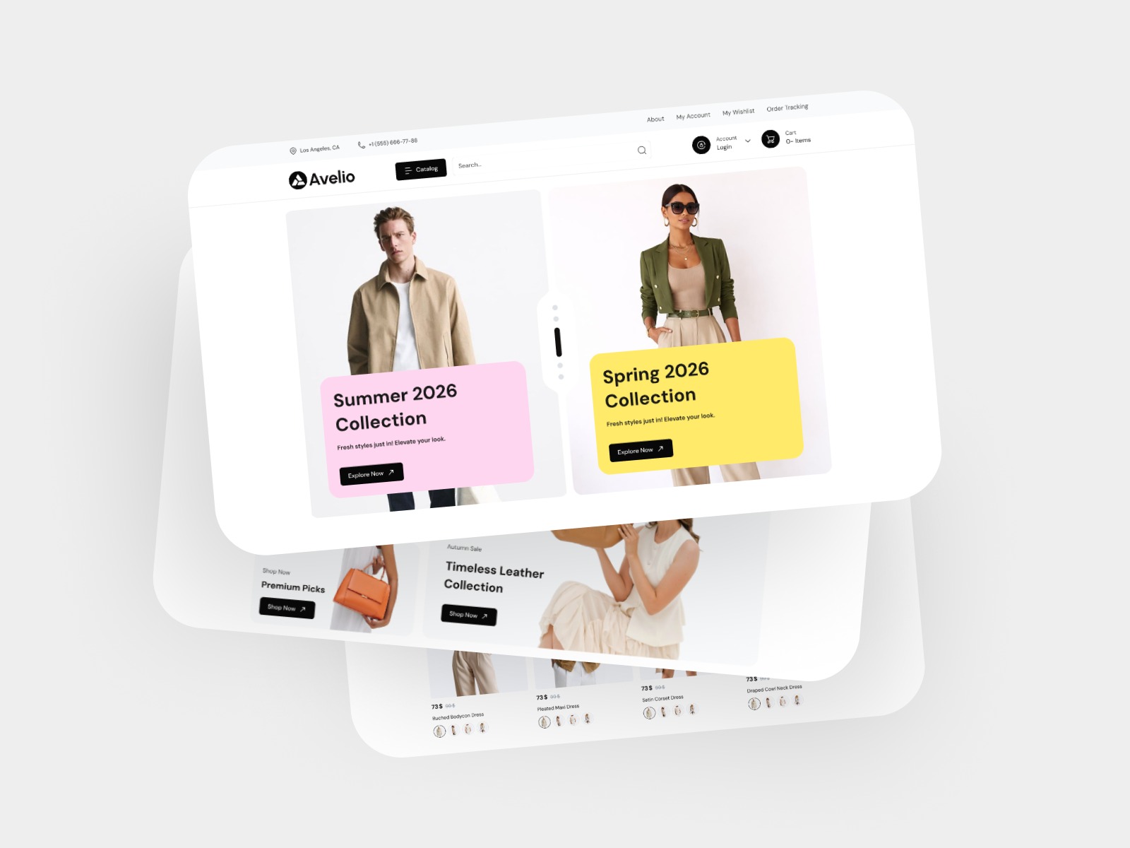 Avelio — Modern Fashion eCommerce Website ✨ Image 3