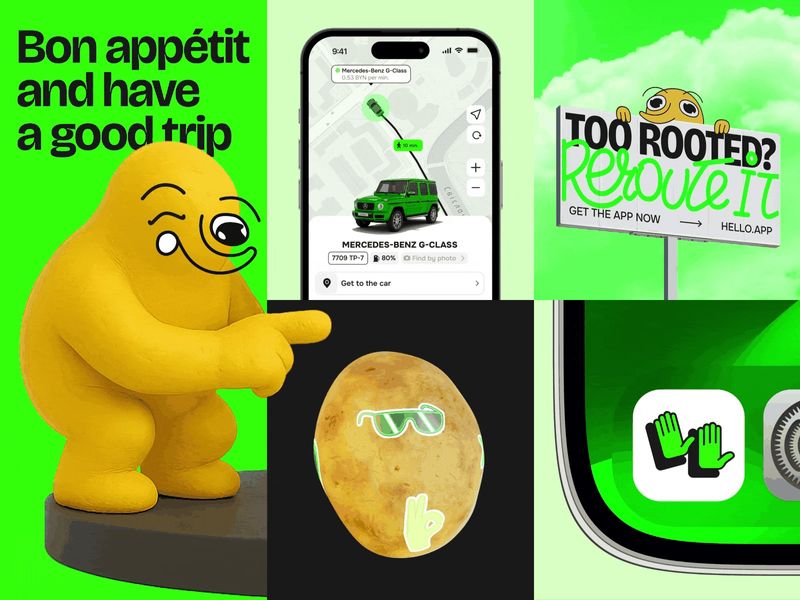 HELLO — the potato‑powered carsharing app born in Minsk