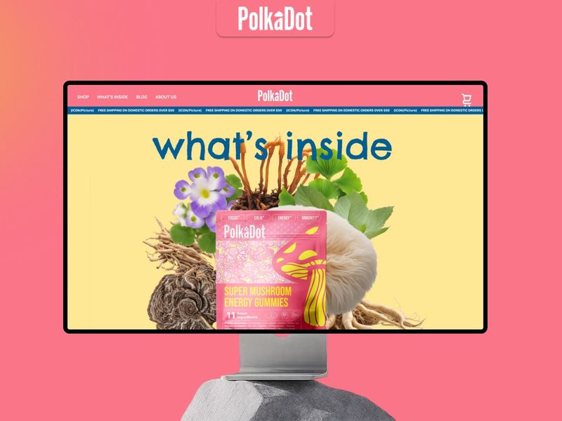 PolkaDot Wellness Storefront UI