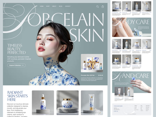 Skincare Cosmetic E-Commerce Website Design by Lumios Digital