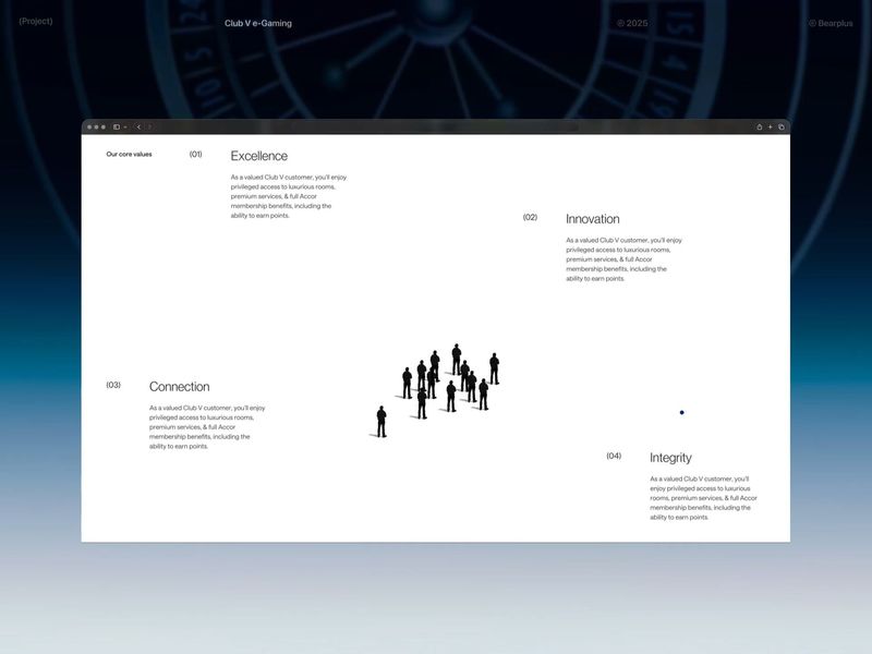 ClubV Work With Us Page, Design and Build