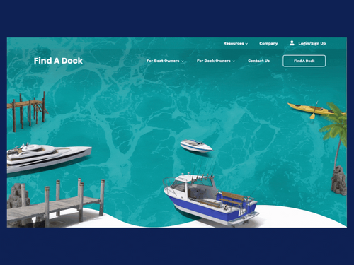 Boat &amp; Dock Finder Website on Behance