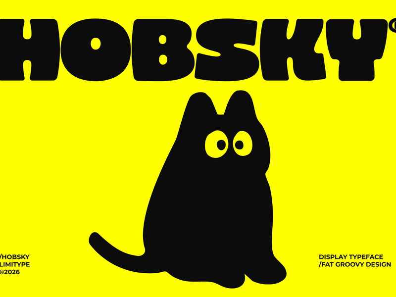 Hobsky - Bold Font