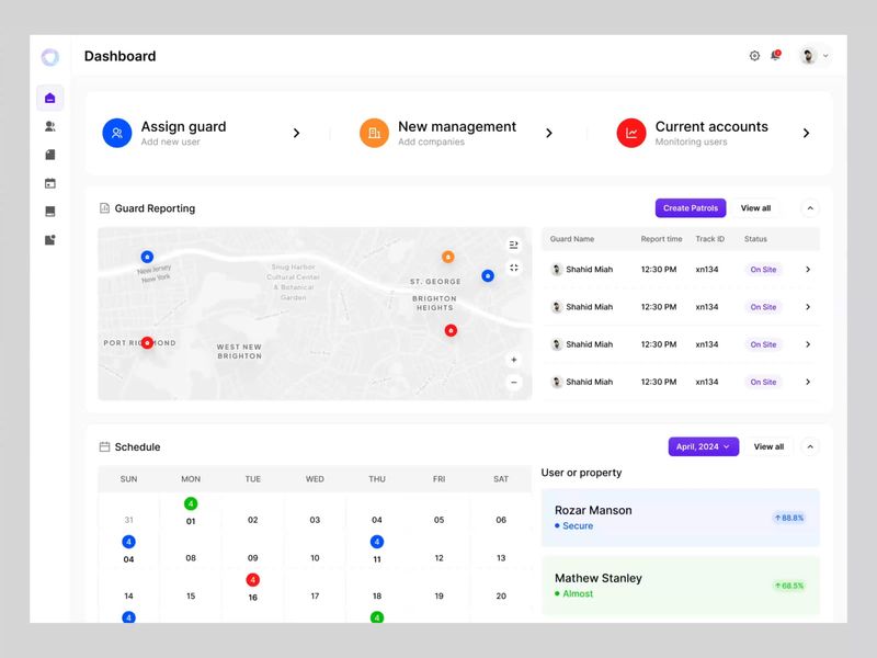 Safetac - SaaS Platform for Security Guard Management