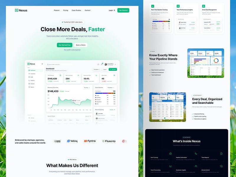 Nexus - SaaS Landing Page