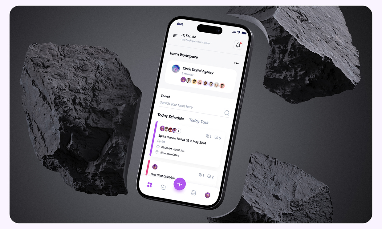 Tasker - Task Management Mobile App Image 1