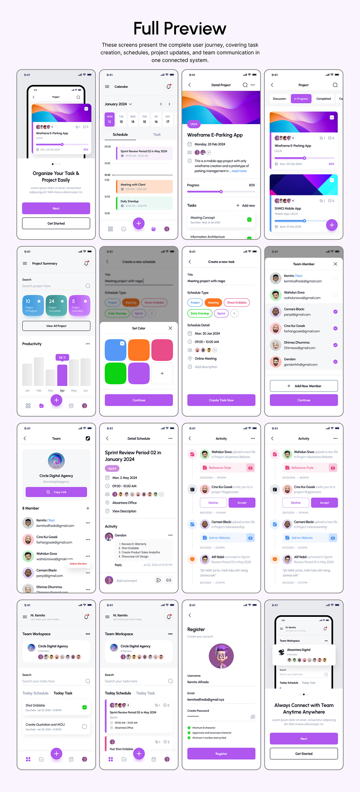 Tasker - Task Management Mobile App Image 10
