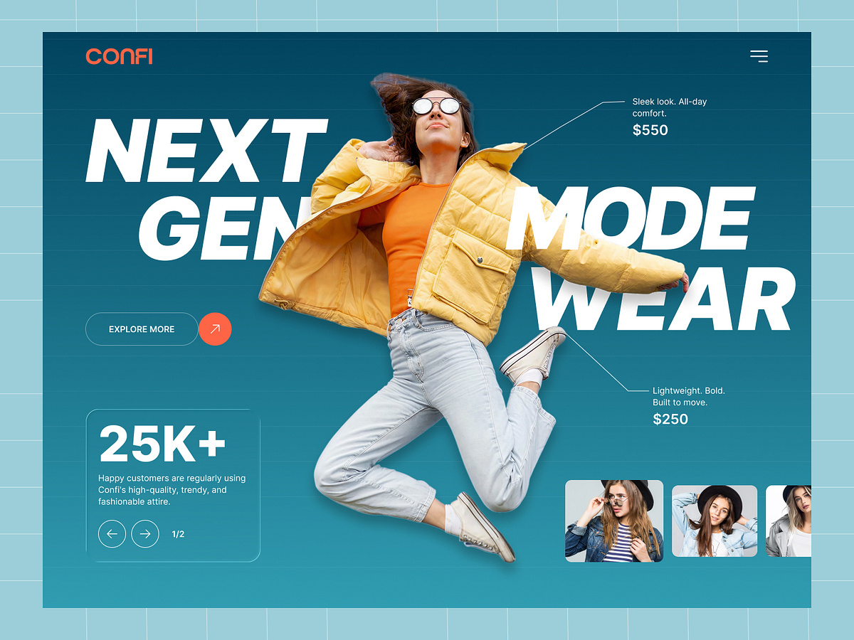 Fashion eCommerce Hero Section