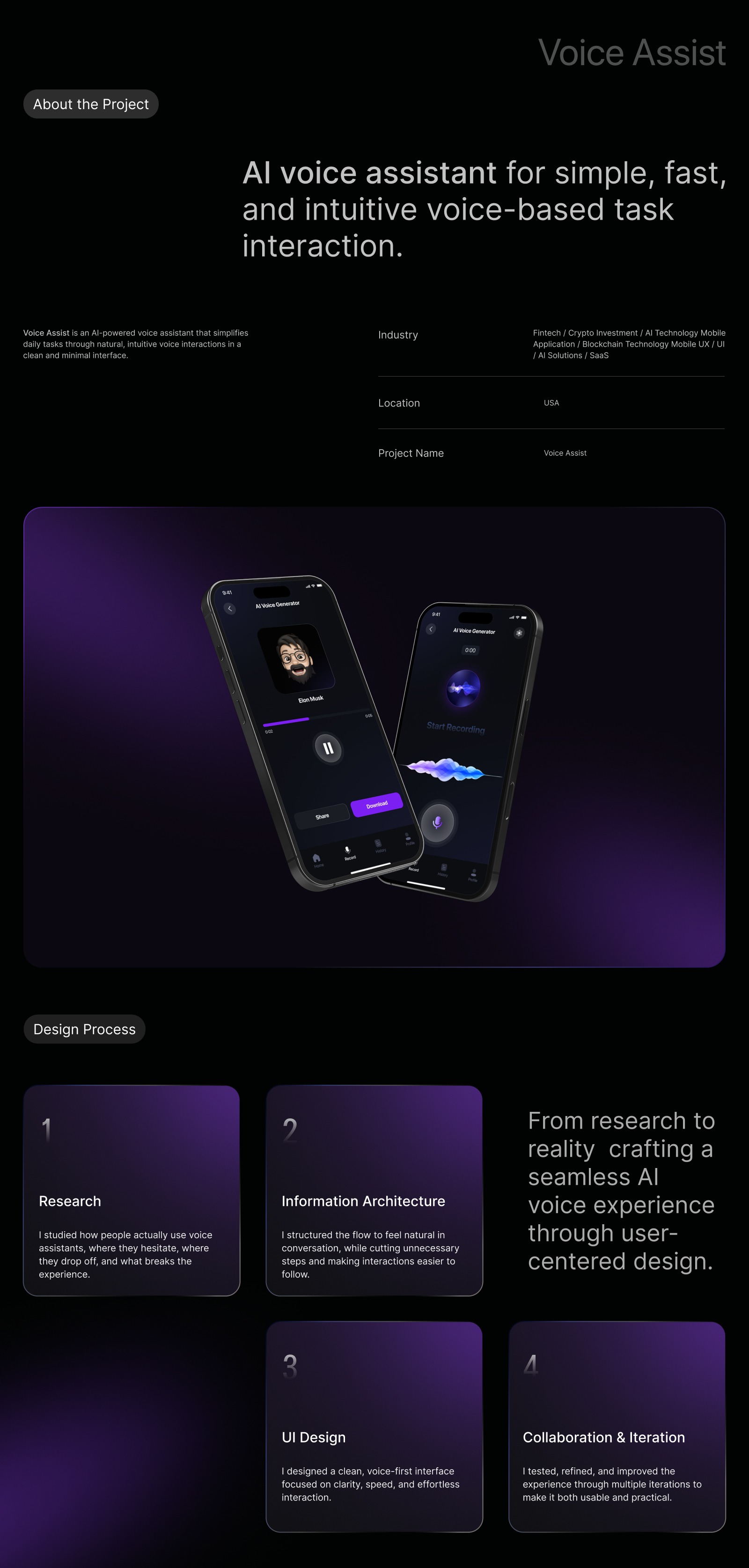 AI Voice Assistant Mobile App for Notes & Automation Image 0