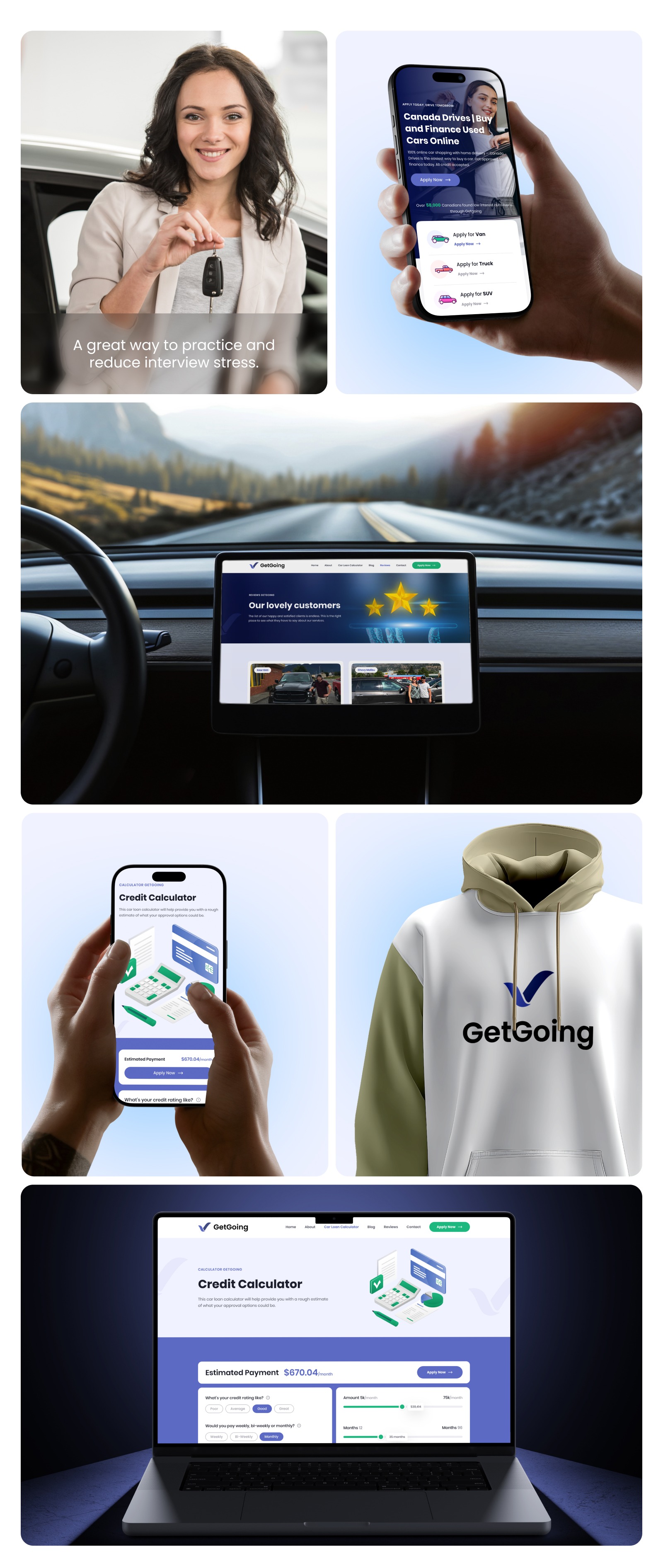 Auto Loan Website | Car Shop Landing Page Image 3