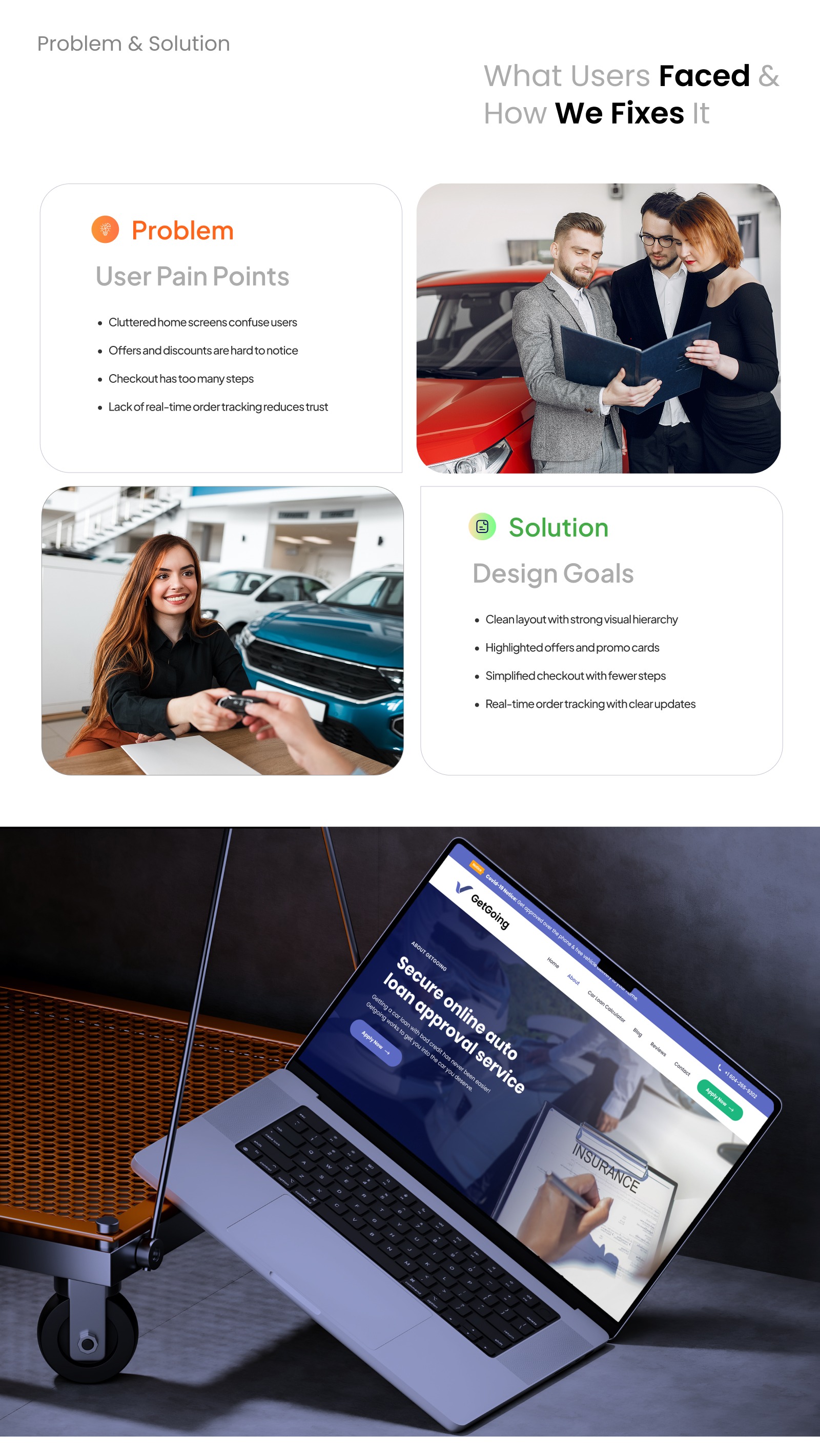 Auto Loan Website | Car Shop Landing Page Image 5