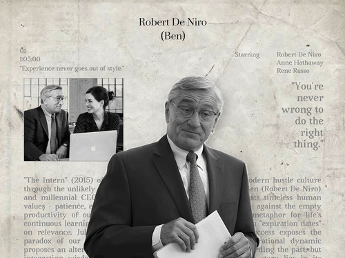 Poster "The Intern"