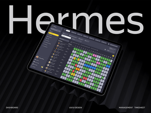 Hermes System - Timesheet Dashboard & UX UI