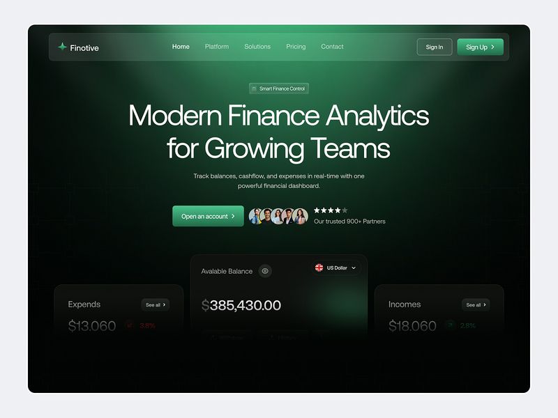 SaaS Website - Finance Management