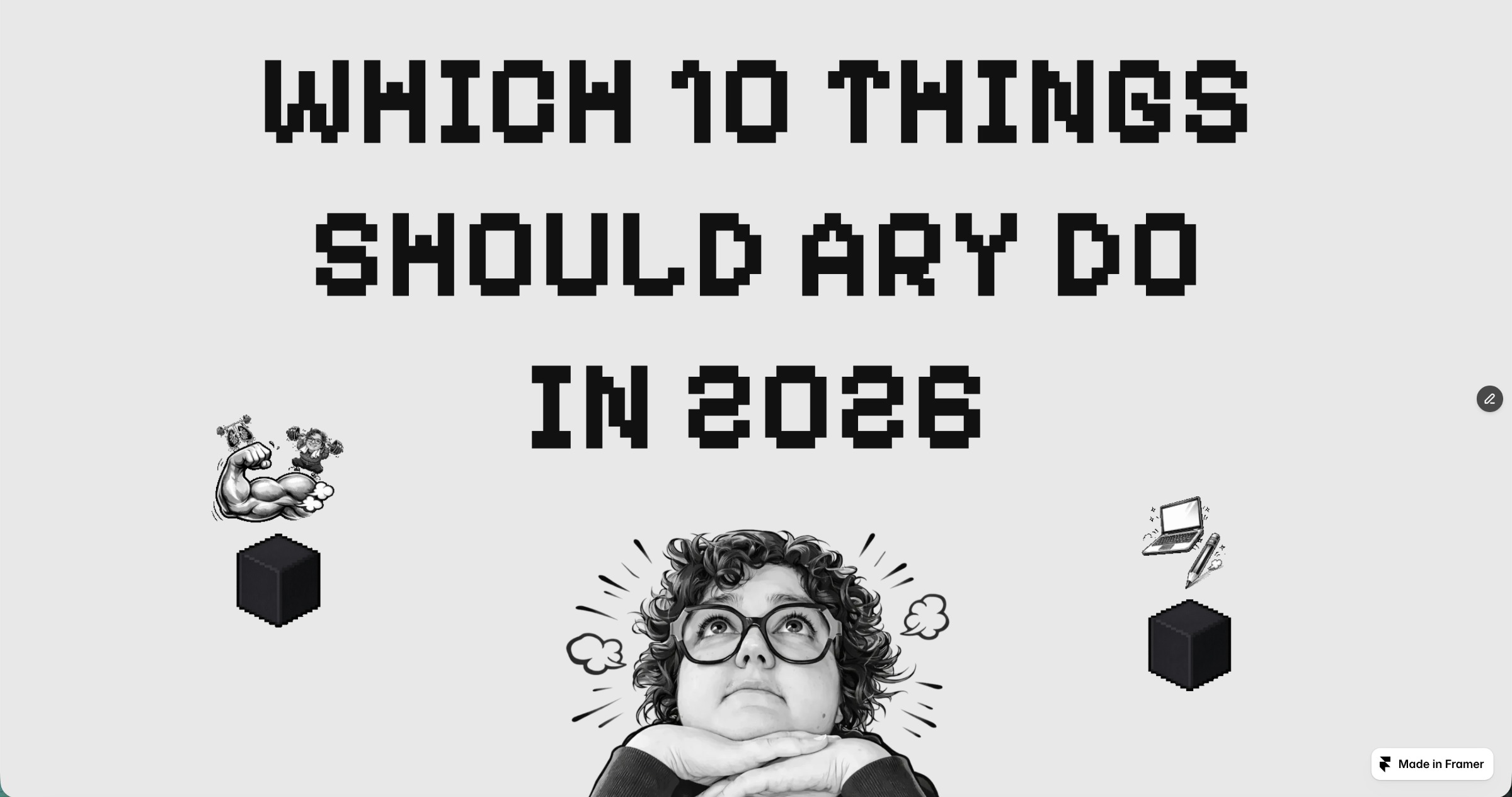 Ary's Plans for 2026 - January Design Challenge