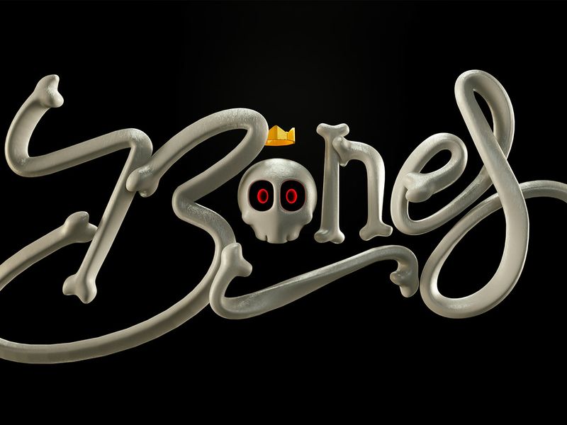 Bones │ 3D Lettering