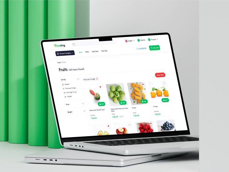 Retail eCommerce (Grocery, Pharmacy, Super shop) Website