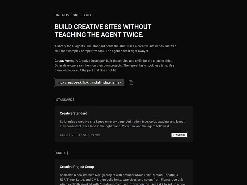 Creative Skills Kit