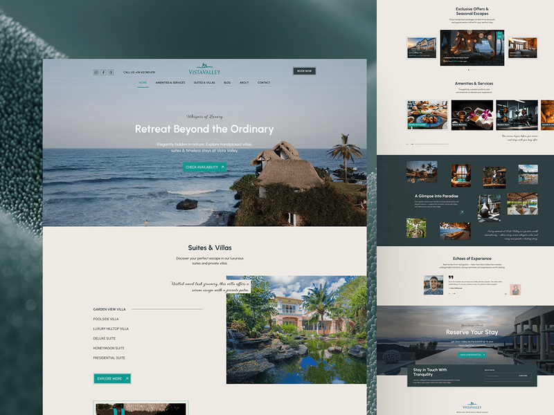 Luxury Resort Booking System