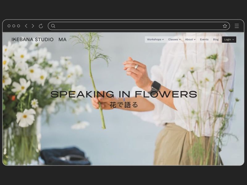 Ikebana studio Ma