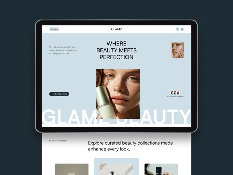 Glamz - Hair & Beauty Website 
