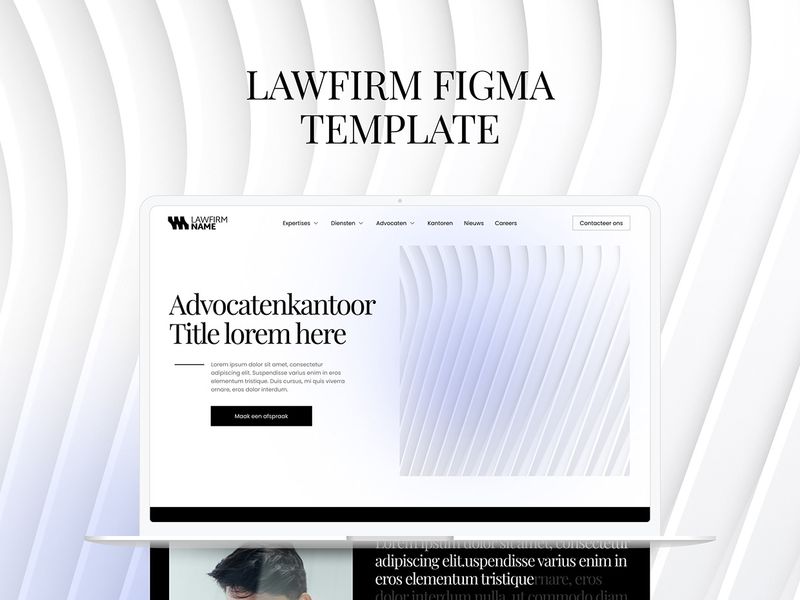 Lawfirm figma template