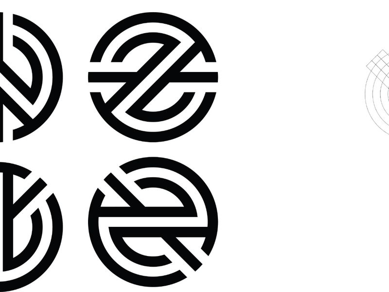 Aztec-Inspired Geometric Emblem Study